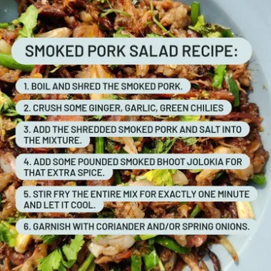 Smoked Pork Salad